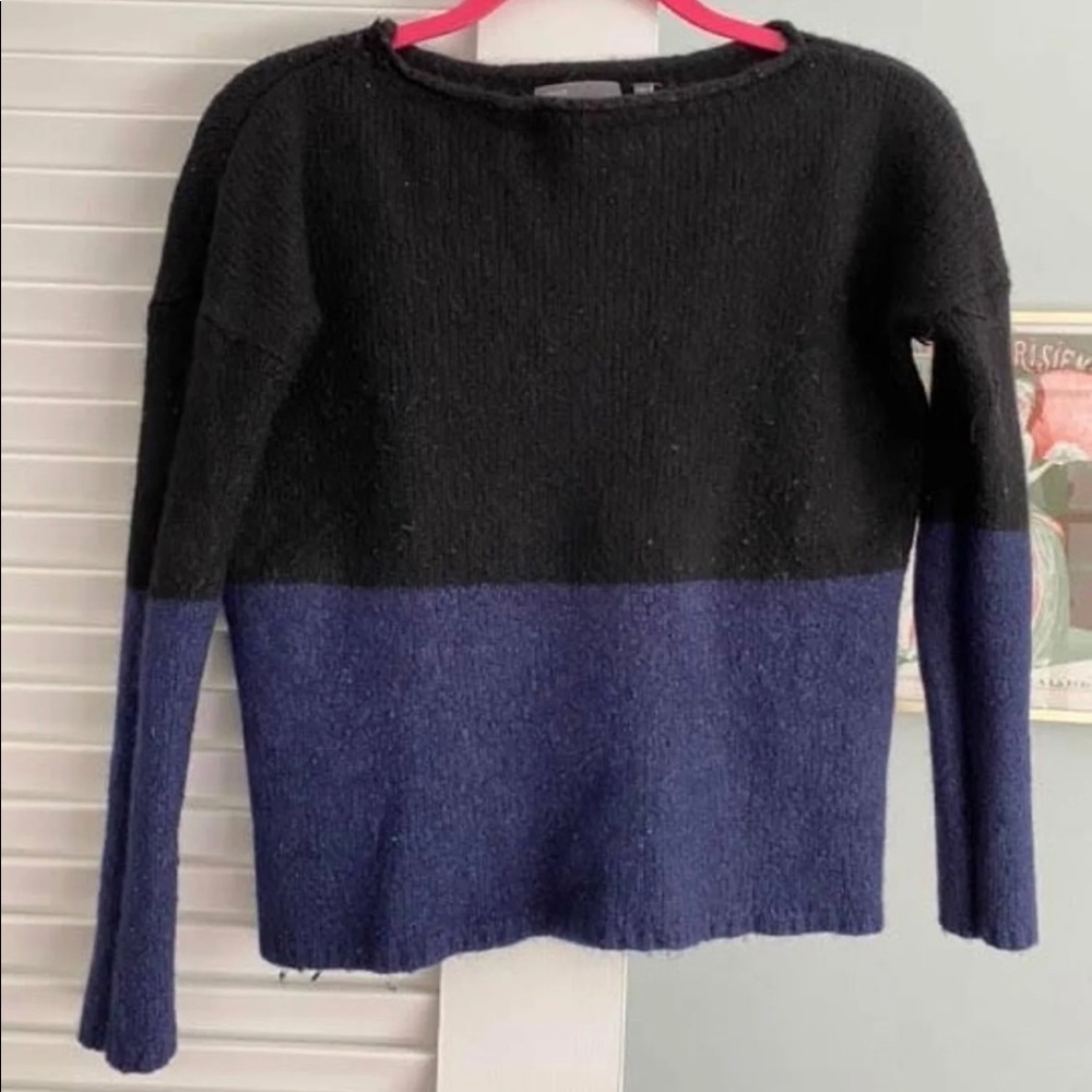 VINCE color block sweater